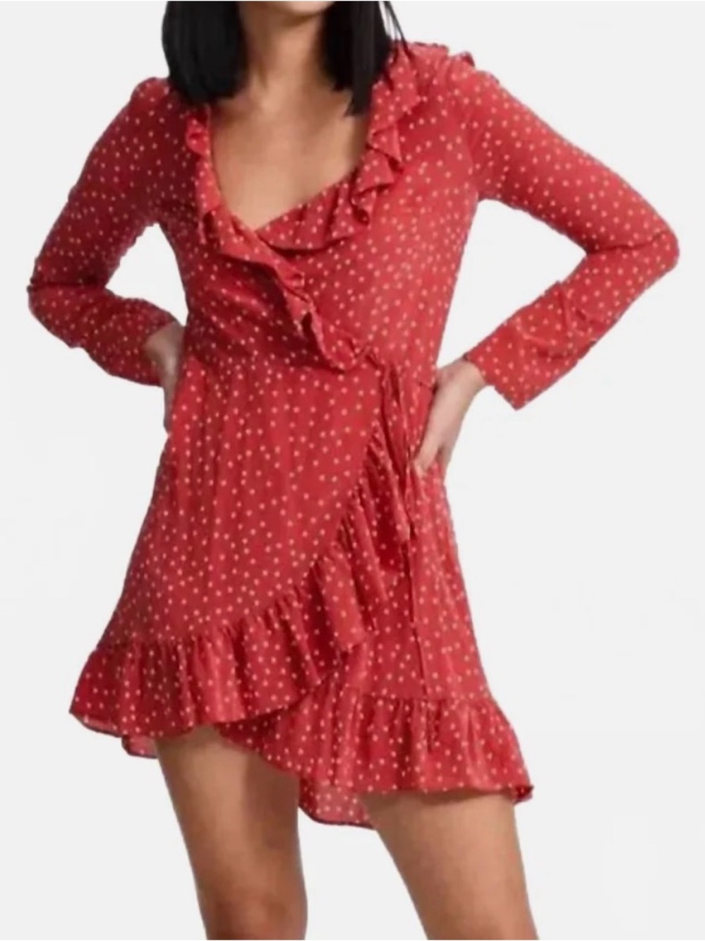 Réalisation Par The Alexandra Red Star Print Dress